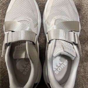 Sorel Women's White Sneakers with Velcro strap